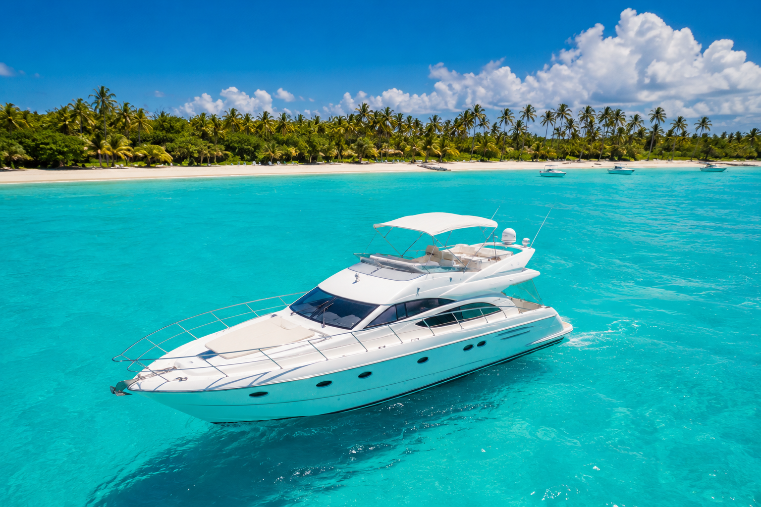 Luxury private yacht charter in Punta Cana